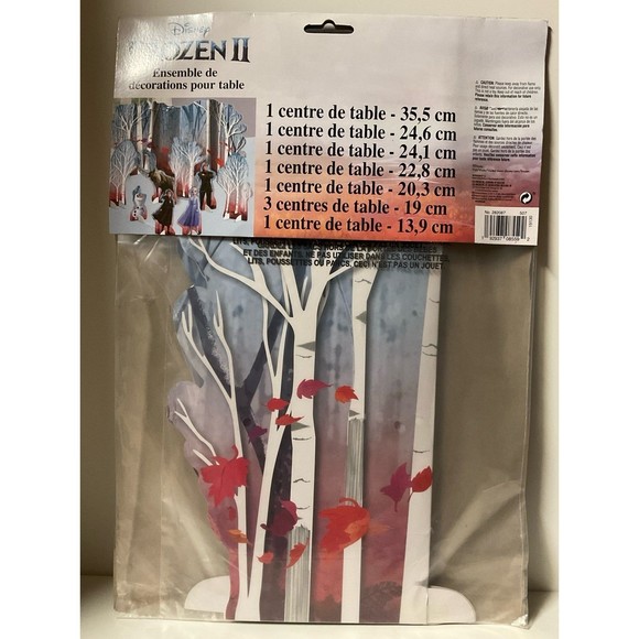 Frozen 2 Party Supplies Happy Birthday Bundle Decor Cups Tablecover Napkins Bags - Picture 3 of 12